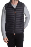 Save The Duck Nolan Channel Quilted Vest In Black