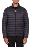 Save The Duck Giga Water Resistant Puffer Coat In Black
