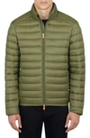 Save The Duck Giga Water Resistant Puffer Coat In Dusty Olive