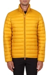 Save The Duck Giga Water Resistant Puffer Coat In Mustard Yellow