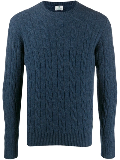 Borrelli Cable-knit Jumper In Blue