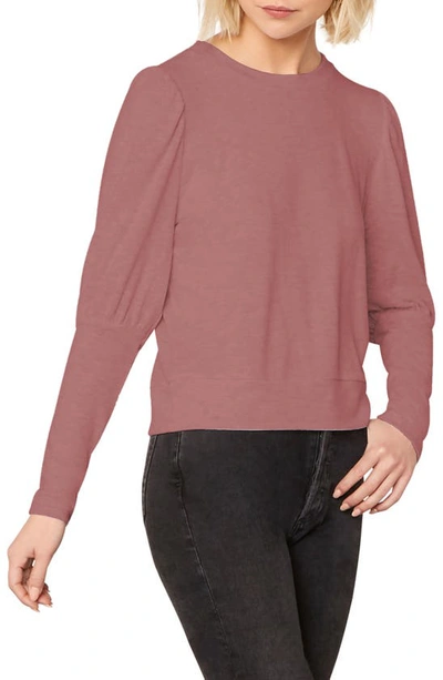 Cupcakes And Cashmere Cashmere And Cupcakes Kacey Sweatshirt In Autumn Mauve