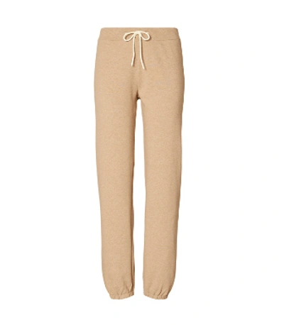 Tory Sport Tory Burch French Terry Sweatpant In Natural Heather