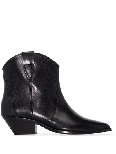 Isabel Marant Étoile Dewina Western Boots In Black