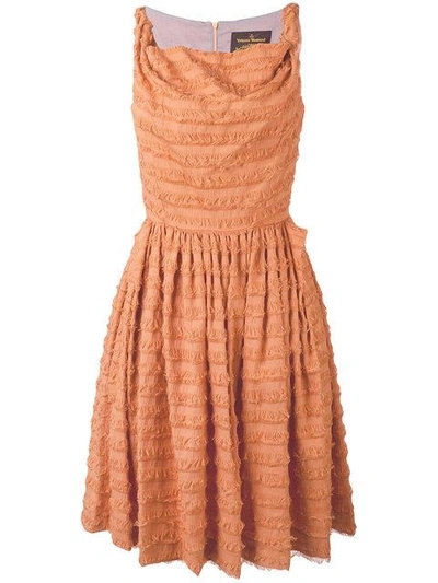 Vivienne Westwood Anglomania Fringed Stripe Dress