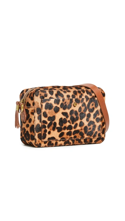 Madewell The Transport Camera Bag: Calf Hair Edition In Truffle Multi