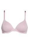 B.tempt'd By Wacoal Future Foundation Sparkle Underwire T-shirt Bra In Dawn Pink