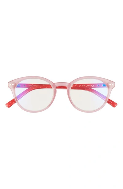 Kate Spade Kinslee 48mm Blue Light Blocking Reading Glasses In Pink