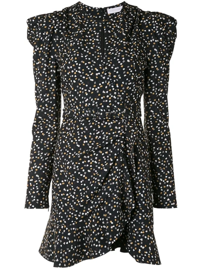 Jonathan Simkhai Speckled Mini Dress In Black