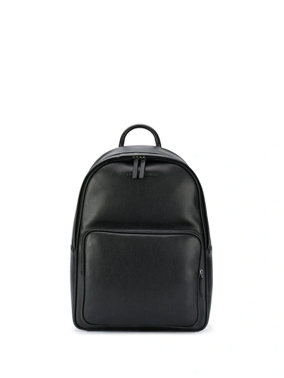 Emporio Armani Large Logo Backpack In Black