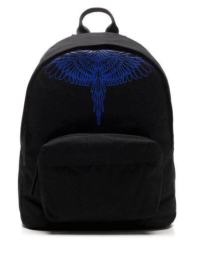 Marcelo Burlon County Of Milan Pictorial Wings Backpack In Black