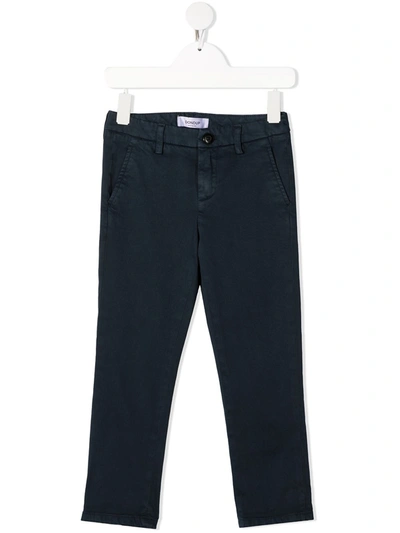 Dondup Kids' Mid-rise Slim-fit Jeans In Blue
