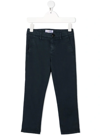 Dondup Kids' Mid-rise Slim-fit Jeans In Blue