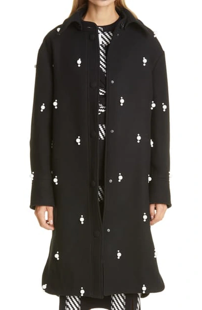 Stella Mccartney Eva Silk Crepe De Chine Blouse In Black