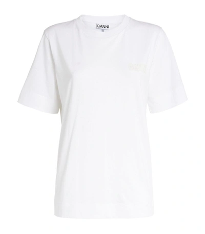 Ganni T-shirt In White