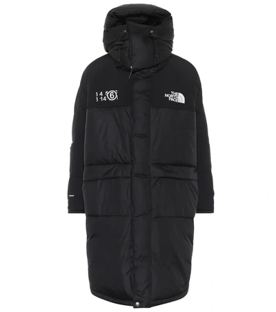 Mm6 Maison Margiela X The North Face Detachable Hood Puffer Coat In Black