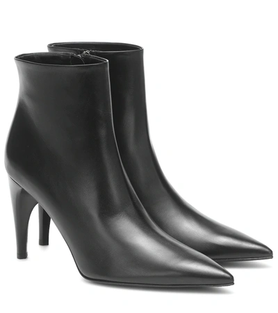 Jil Sander 95mm Pointed-toe Ankle Boots In Black