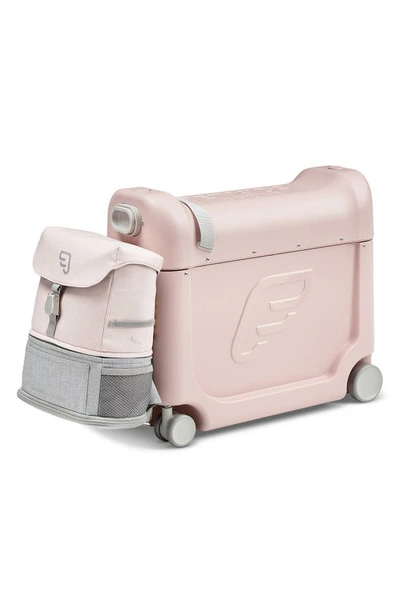 Stokke Babies' Jetkids By  Bedbox® Ride-on Carry-on Suitcase & Backpack Set In Pink/ Pink