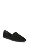 Vince Women's Finola Almond Toe D'orsay Suede Flats In Black