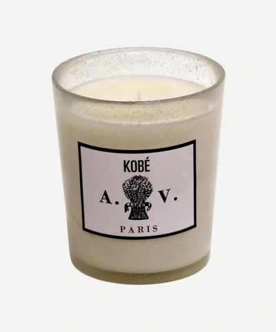 Astier De Villatte Kobe Glass Scented Candle 260g In Clear