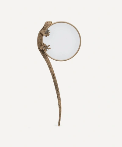 L'objet Gold-plated Gecko Magnifying Glass