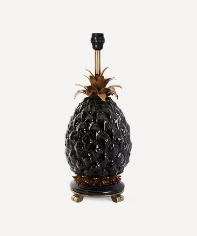 House Of Hackney Ananas Pineapple Lampstand In Black