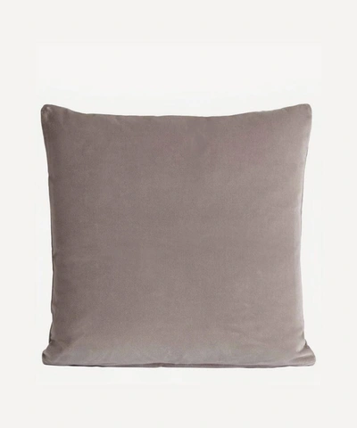 Soho Home Monroe Square Cushion In Silver-toned