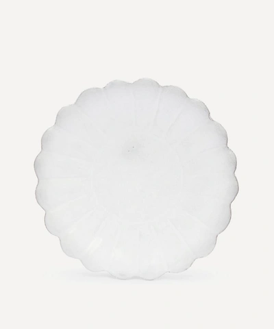 Astier De Villatte Maguerite Dessert Plate In White