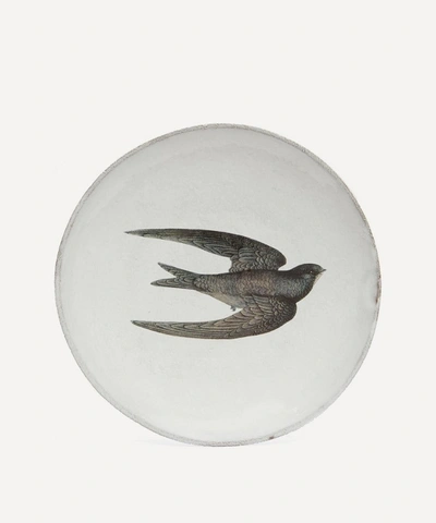 Astier De Villatte Swallow Dinner Plate In White