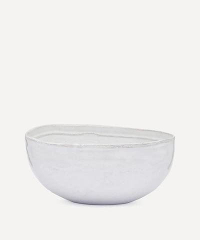 Astier De Villatte Mini Simple Salad Bowl In White