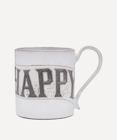 Astier De Villatte Happy Mug In White