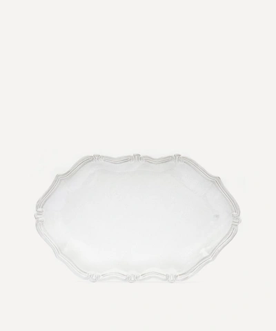 Astier De Villatte Large Regence Oval Platter In White