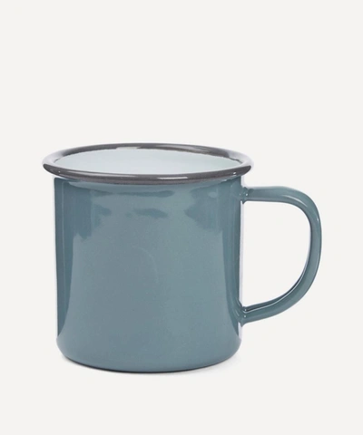 Falcon Enamel Mug In Mid Grey