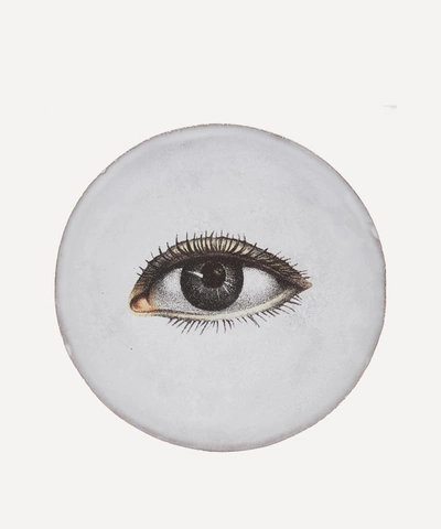 Astier De Villatte Left Eye Saucer In White