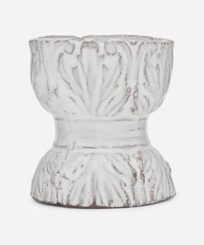 Astier De Villatte Charles Egg Cup In White