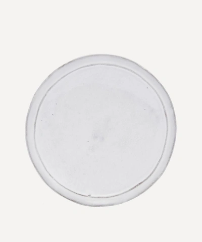 Astier De Villatte Small Simple Saucer In White