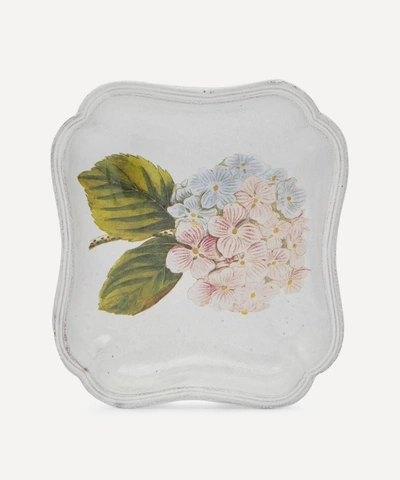 Astier De Villatte Hydrangea Soup Plate In White