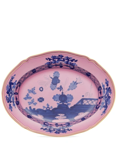 Richard Ginori Oriente Italiano Porcelain Serving Platter (38cm) In Pink