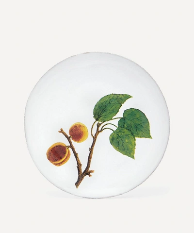 Astier De Villatte Prune Plate In White