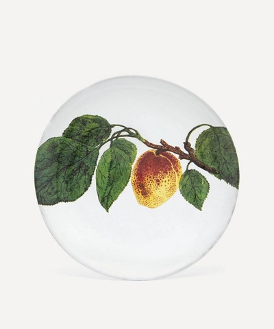 Astier De Villatte Spotted Plum Plate In White