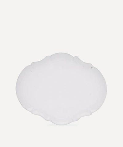 Astier De Villatte Rome Dinner Plate In White