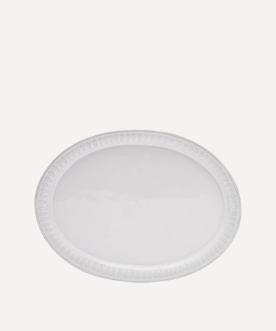 Astier De Villatte Claudine Oval Platter In White