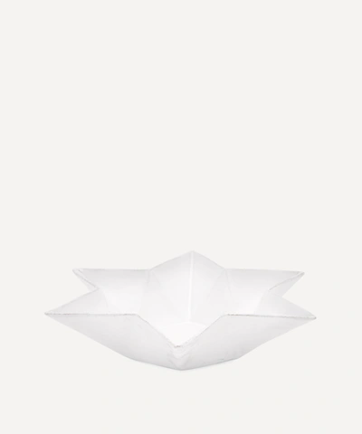 Astier De Villatte Etoile Soup Plate In White