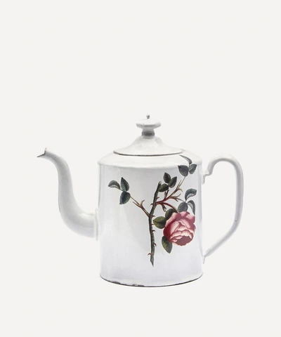 Astier De Villatte Rosa Centilolia Teapot In White