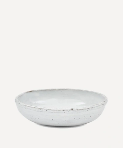 Astier De Villatte Brown Horse Dish In White