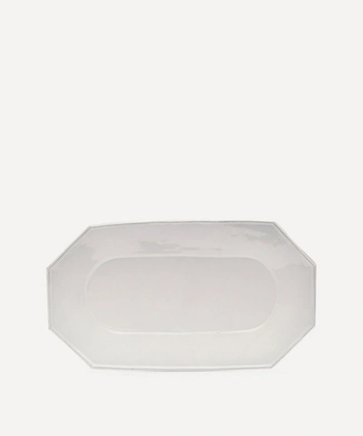 Astier De Villatte Perles Large Platter In White