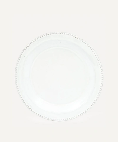 Astier De Villatte Perles Side Plate In White