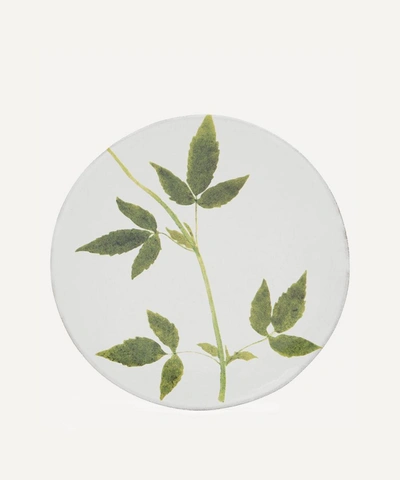 Astier De Villatte Drachocephalum Plate In White