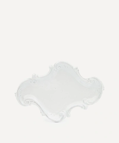 Astier De Villatte Dolly Dosh Plate In White