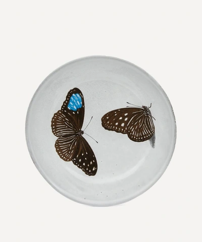 Astier De Villatte Butterfly Plate In White